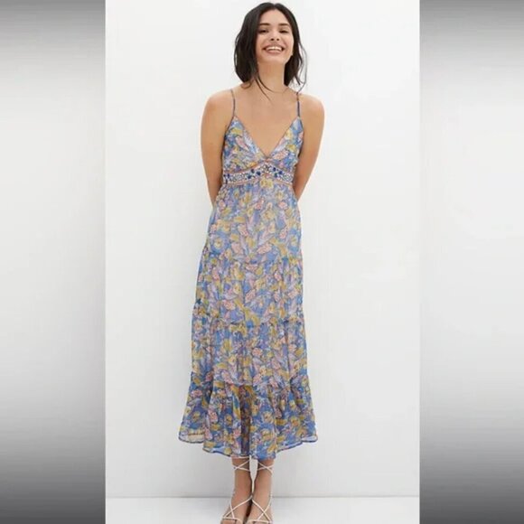 Anthropologie Dresses & Skirts - Anthropologie Verb By Pallavi Singhee Vineyard Tiered Maxi